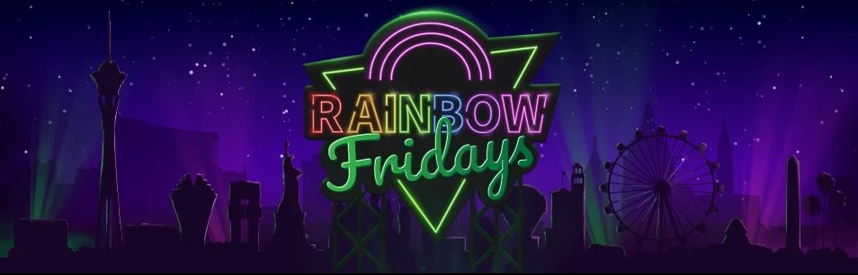 Join Rainbow Fridays promotion at Mr Vegas weekly